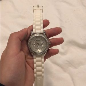 White Women’s Fossil Watch